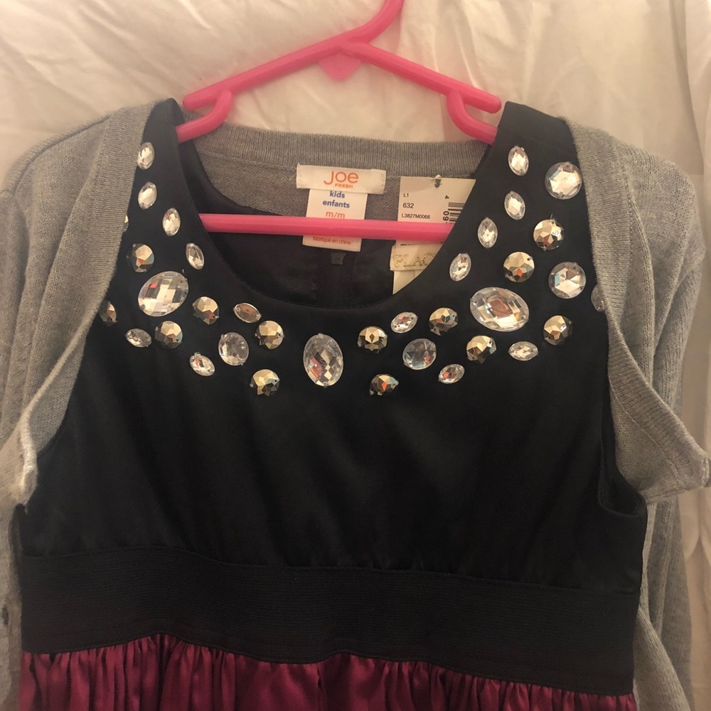 Girls sweater and dress never worn